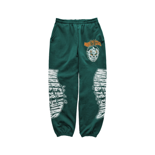 WARREN LOTAS FIERY GLARE SWEATS GREEN