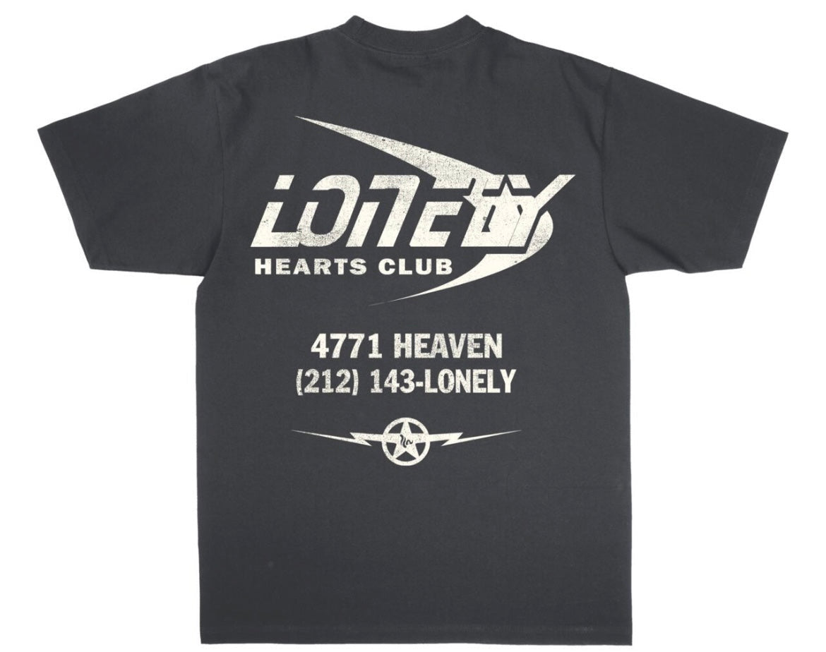 LONELY HEARTS UNIVERSE LISTENING TEE