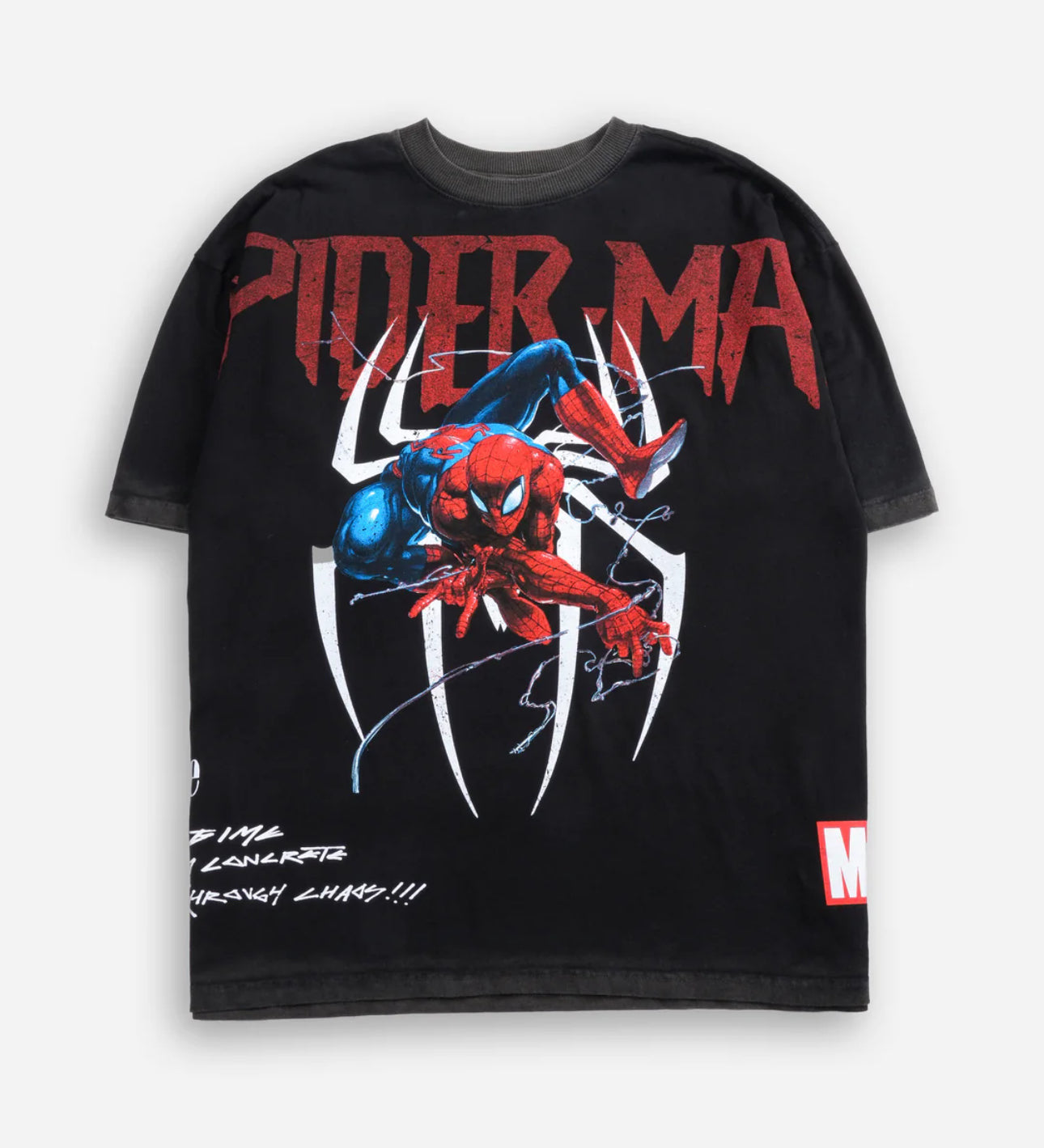 CIVIL REGIME SPIDER-MAN OS TEE BLACK