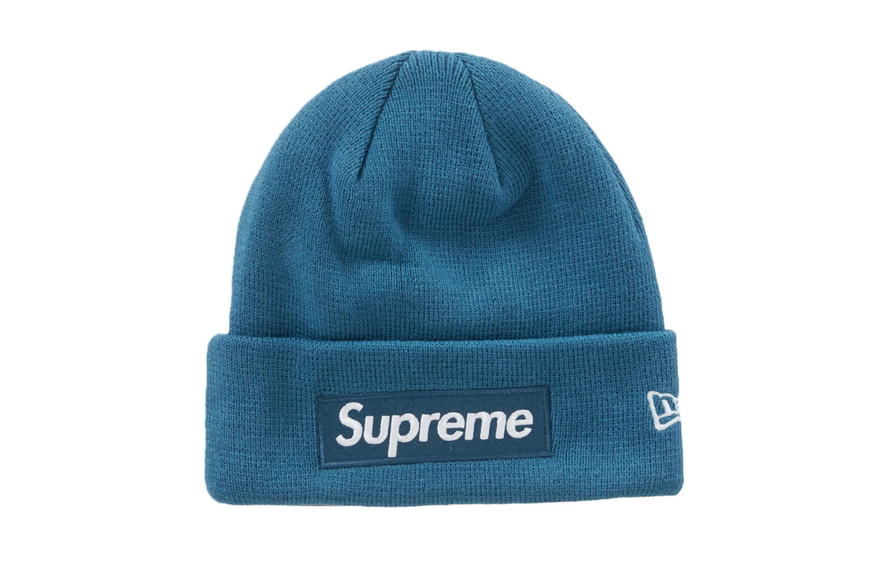 SUPREME NEW ERA BOX LOGO BEANIE BLUE (FW23)