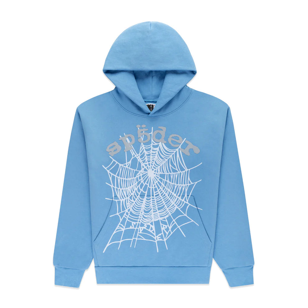SP5DER OG WEB V2 HOODIE SKY BLUE