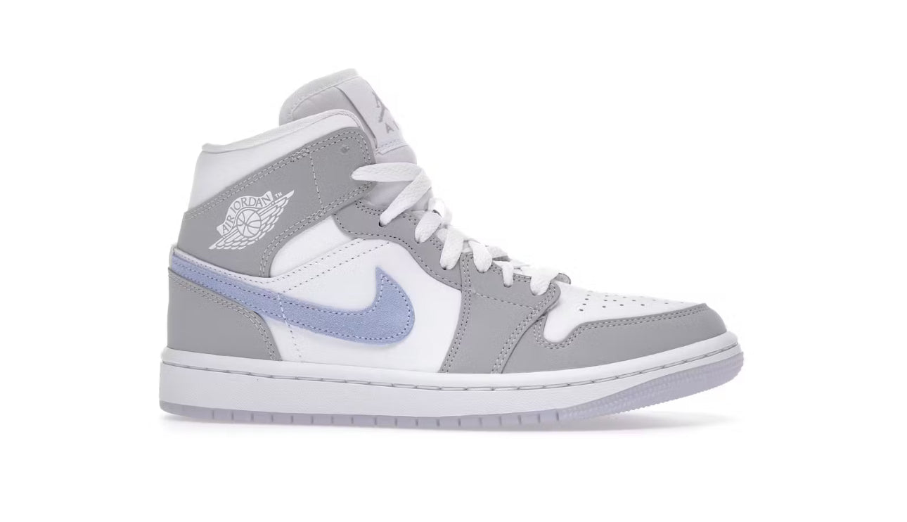 JORDAN 1 MID WOLF GREY ALUMINUM (W)
