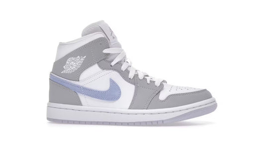JORDAN 1 MID WOLF GREY ALUMINUM (W)