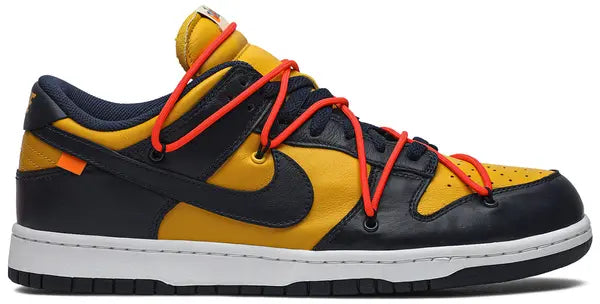OFF-WHITE NIKE DUNK LOW UNIVERSITY GOLD
