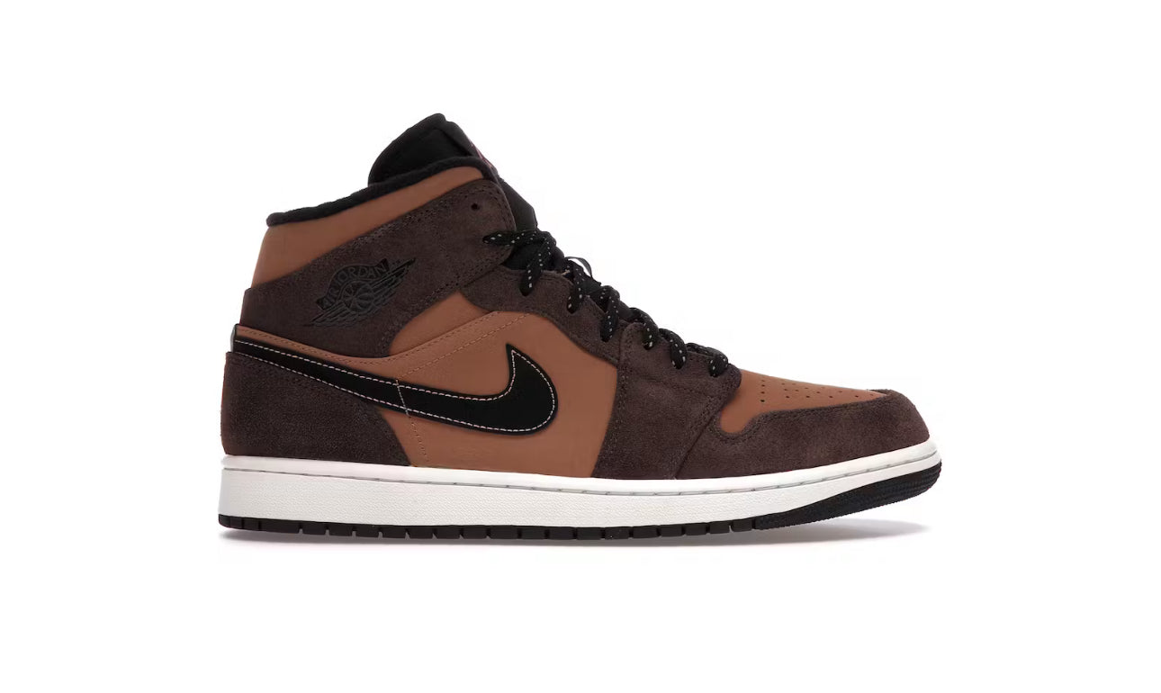 JORDAN 1 MID DARK CHOCLATE