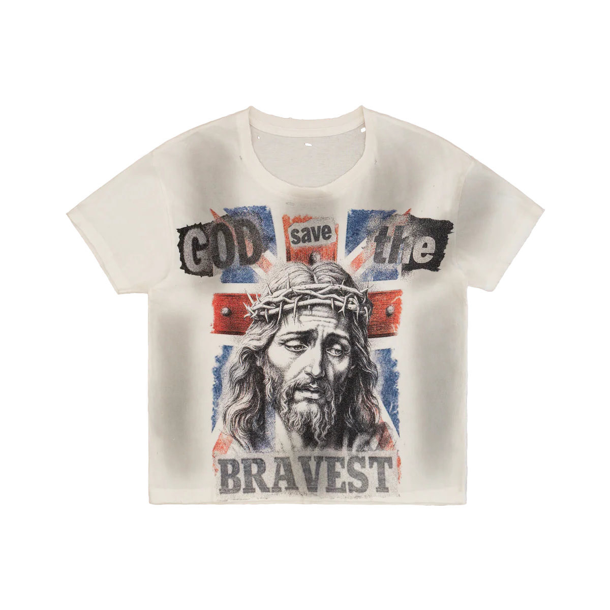 BRAVEST UNION VINTAGE TEE WHITE