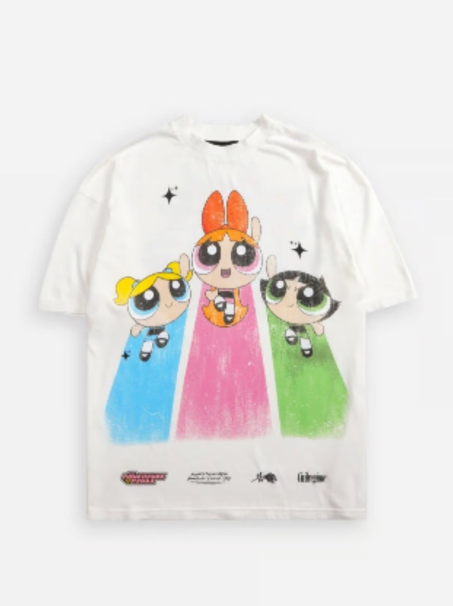 CIVIL REGIME POWERPUFF GIRLS OS TEE WHITE