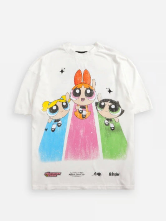 CIVIL REGIME POWERPUFF GIRLS OS TEE WHITE