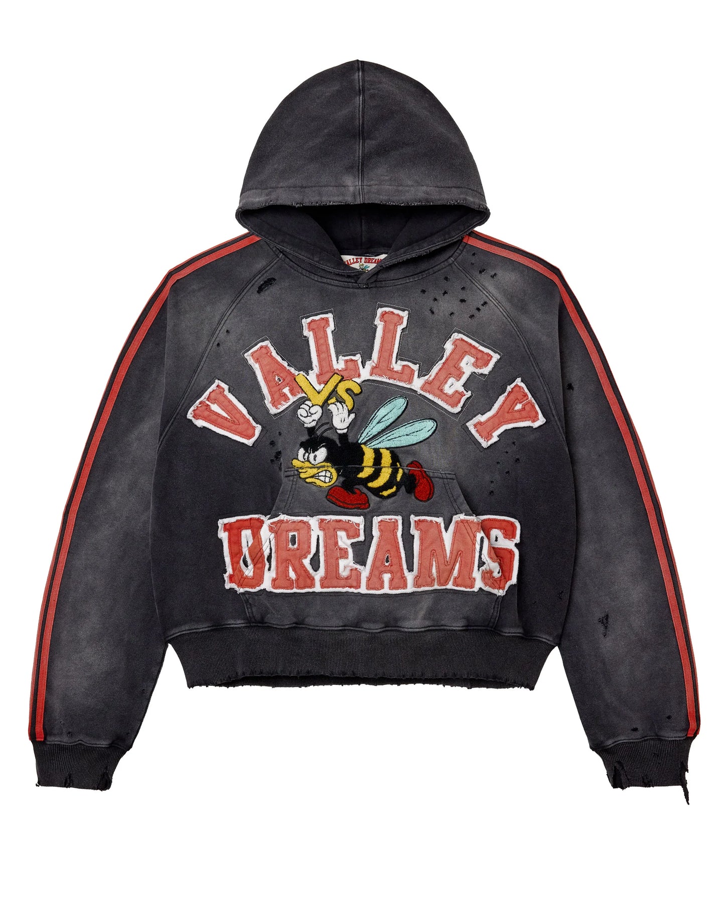 VALE ANTHEM PULLOVER [BLACK RED]