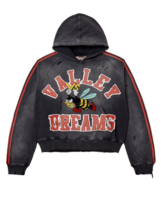 VALE ANTHEM PULLOVER [BLACK RED]