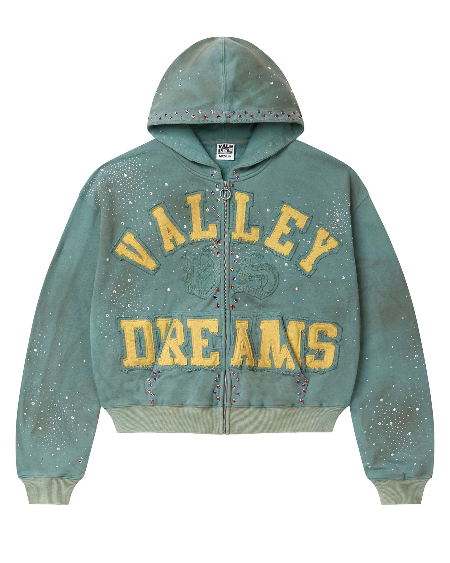 VALE BANK TEAL ZIP UP