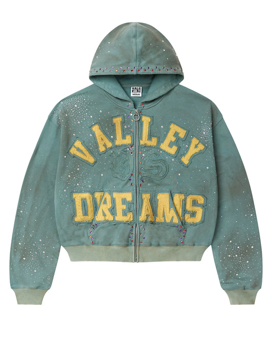 VALE BANK TEAL ZIP UP
