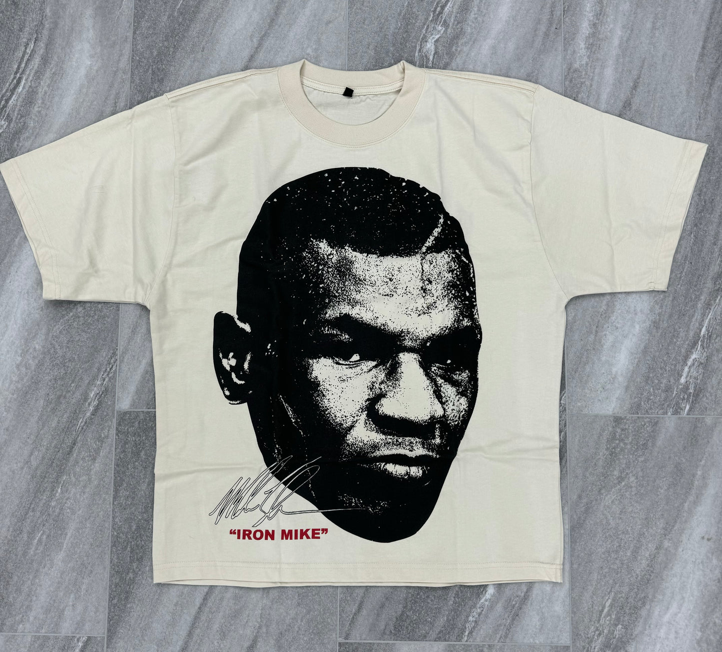 IRON MIKE HEAVYWEIGHT TEE CREAM