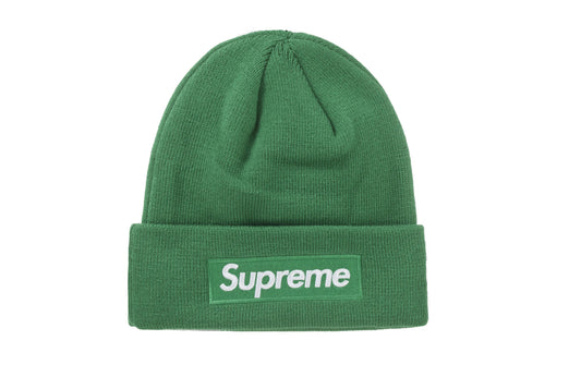SUPREME NEW ERA BOX LOGO BEANIE GREEN (FW24)