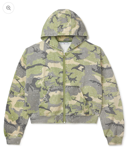 VALE CRYSTAL CAMO WORK JACKET