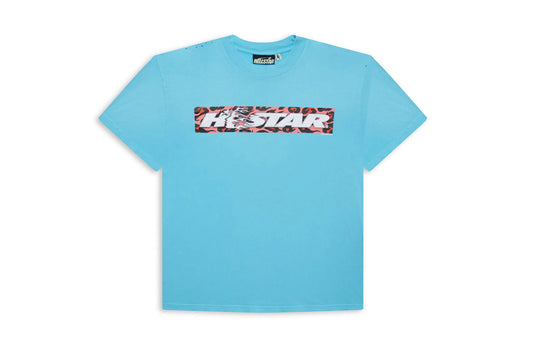 HELLSTAR BOX LOGO TEE BLUE