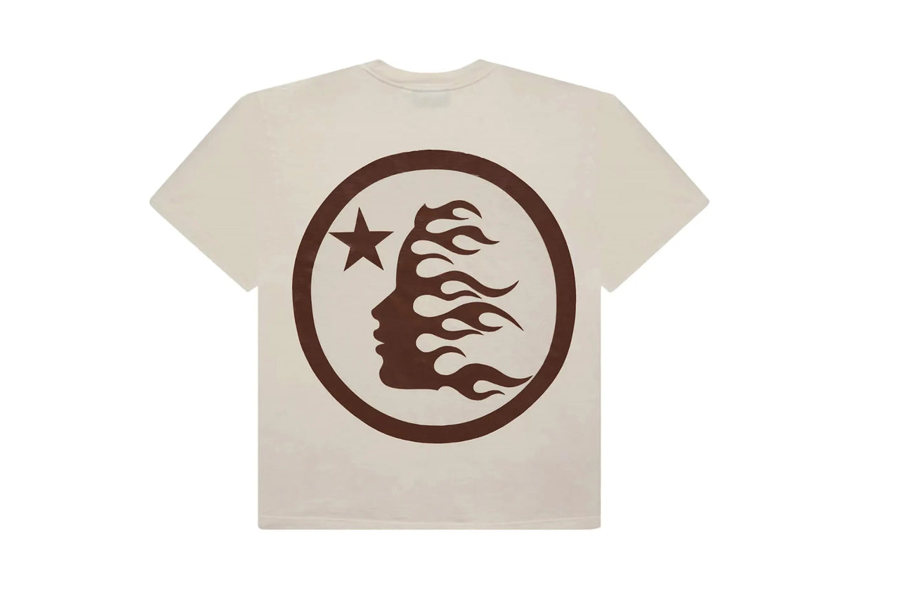 HELLSTAR CLASSIC T-SHIRT CREAM/BROWN