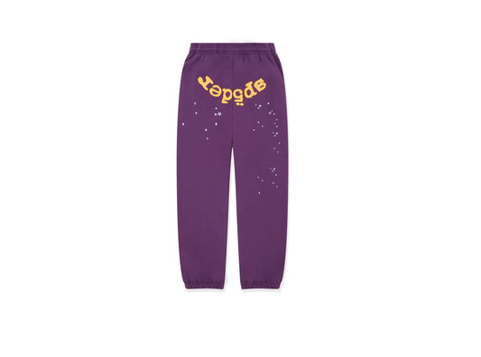SP5DER OG WEB SWEATPANTS V2 PURPLE