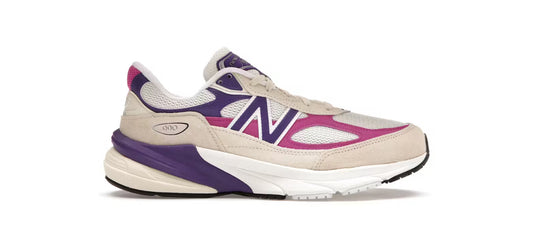 NEW BALANCE 990V6 CREAM PURPLE PINK