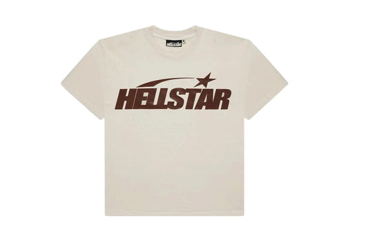 HELLSTAR CLASSIC T-SHIRT CREAM/BROWN