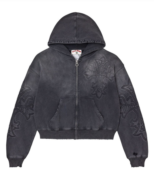 VALE CARVAR ZIPUP BLACK