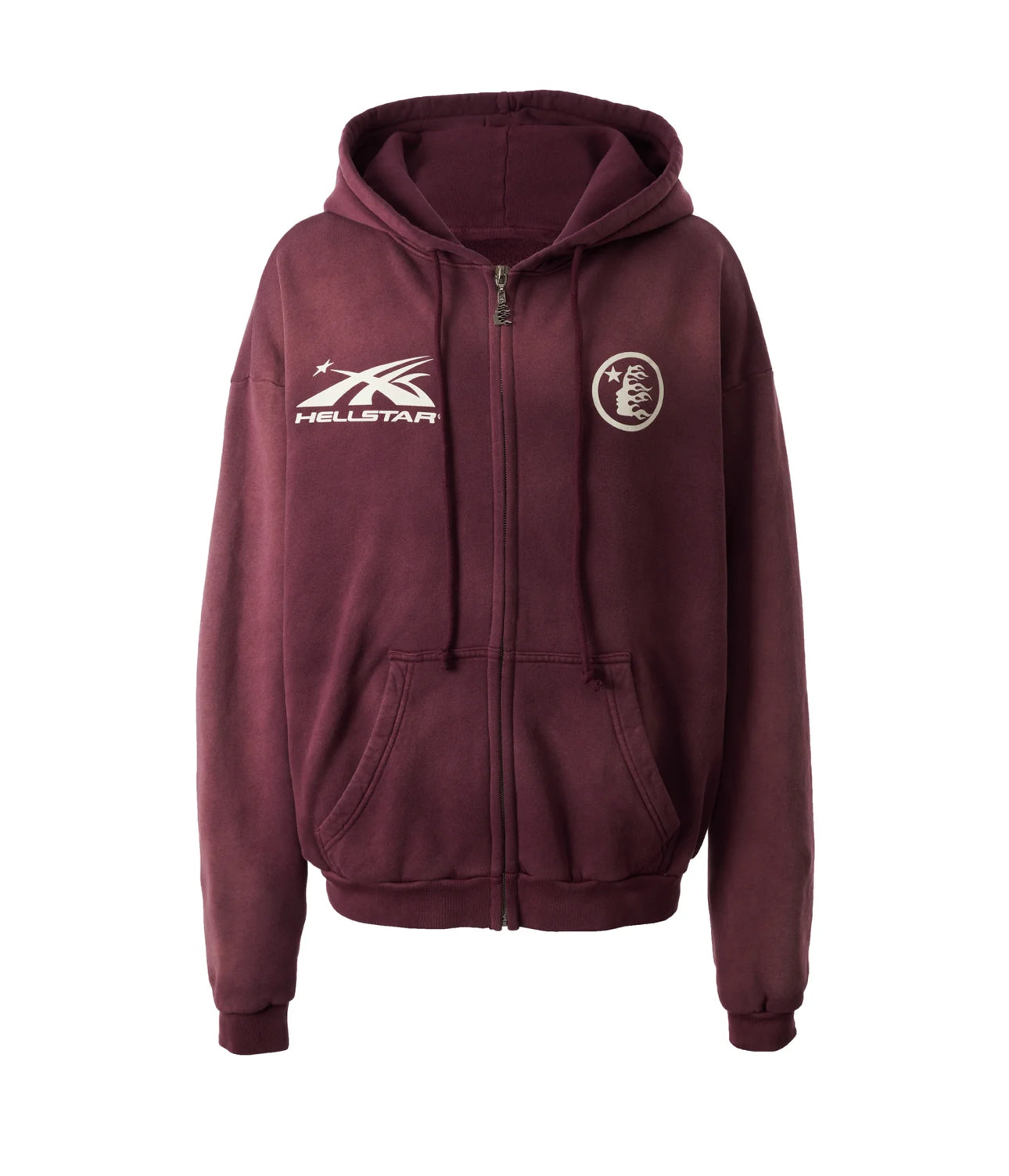 HELLSTAR SPORTS ZIP UP BERRY