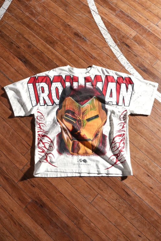 CIVIL REGIME IRON WRATH OVERSIZED TEE IN BUTTER