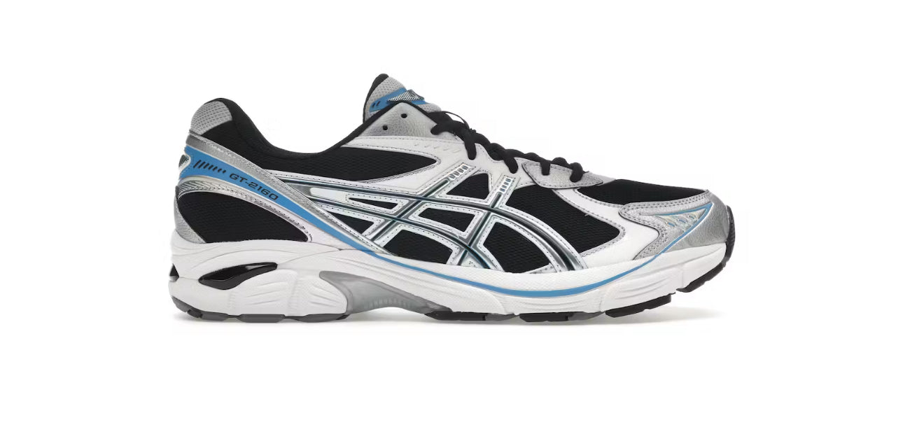 ASICS GT-2160 BLACK SILVER BLUE