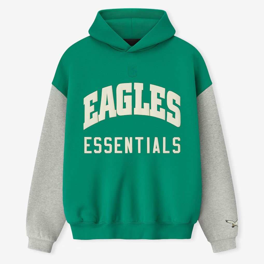 Philadelphia Eagles Fear of God NFL Kelly Green Hoodie