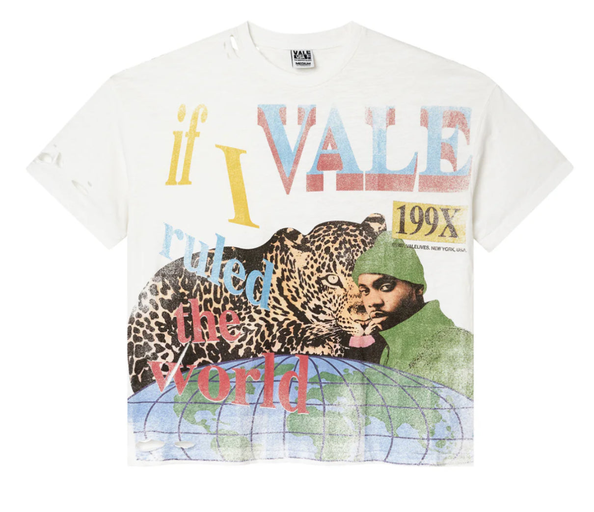 VALE DA RULER TEE WHITE