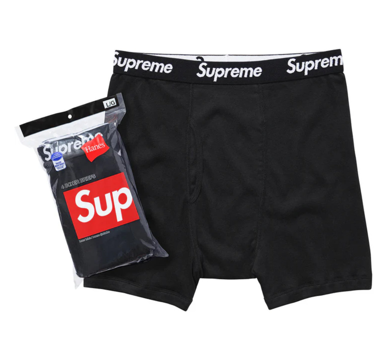 Supreme®/Hanes® Boxer Briefs (4 Pack)