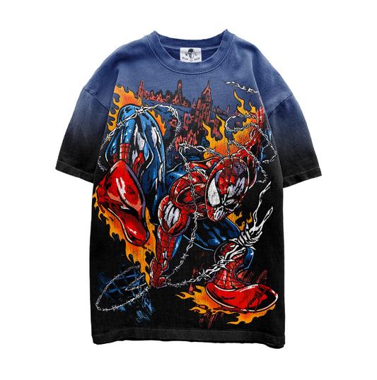 WARREN LOTAS WEB GUY TEE BLUE/BLACK