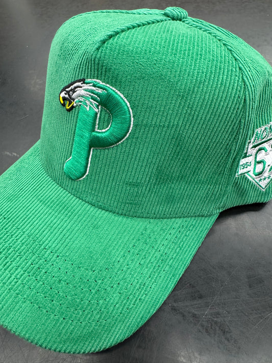NOMAGIK EAGLES SNAP HAT KELLY GREEN CORDUROY