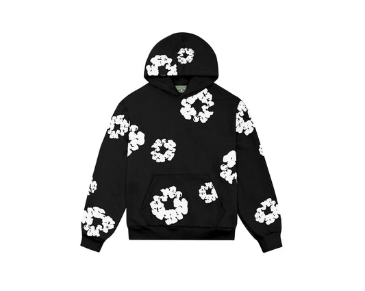 DENIM TEARS COTTON WREATH HOODIE BLACK