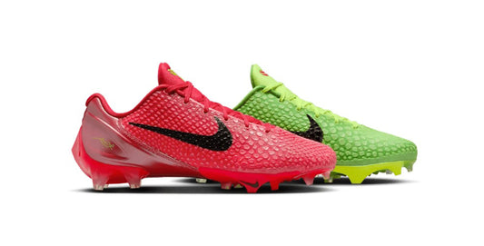 NIKE VAPOR EDGE KOBE 6 SE GRINCH MISMATCH CLEATS