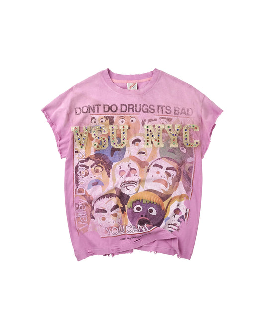 VALE NO DRUGS TANK [PINK]