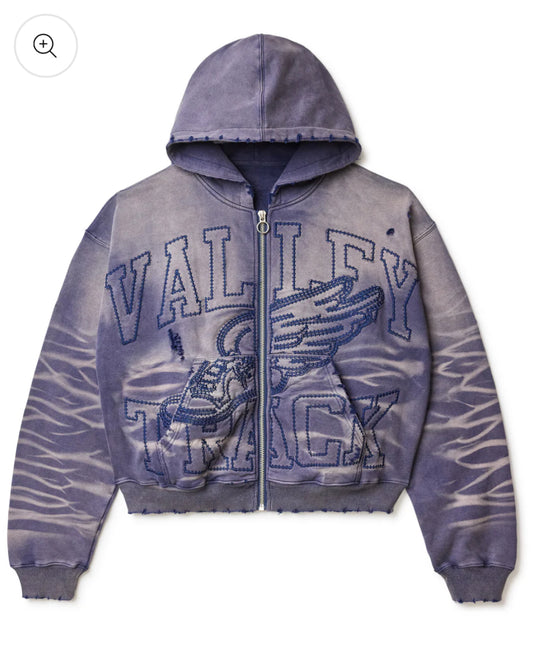 VALE FOREVER TYPHOON GARDEN ZIP HOODIE