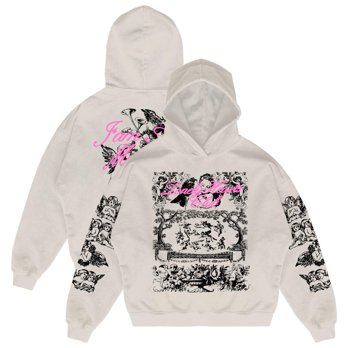 LONELY HEARTS CLUB Heaven Awaits Me Premium Hoodie