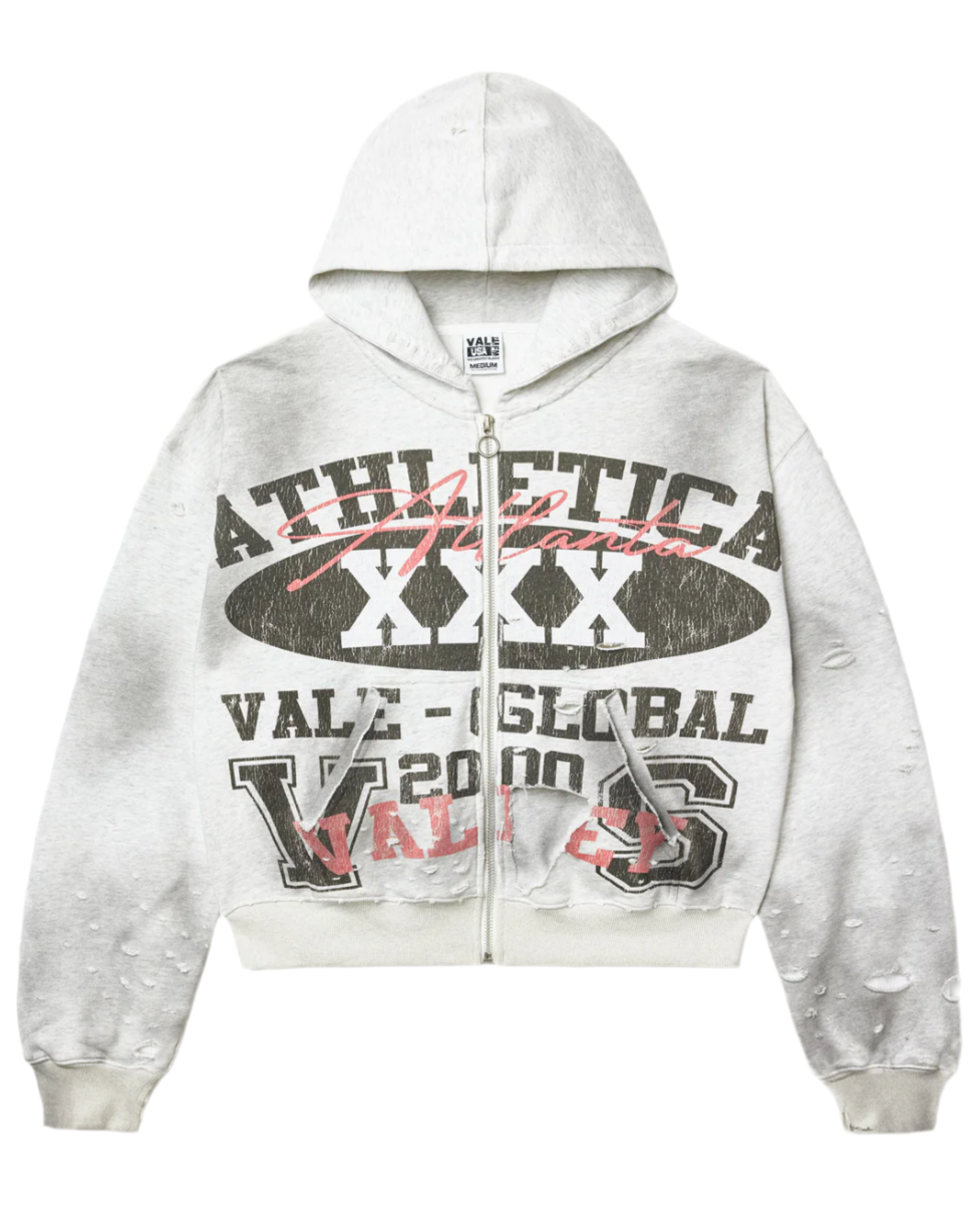 VALE DESTROYER ZIP UP HOODIE