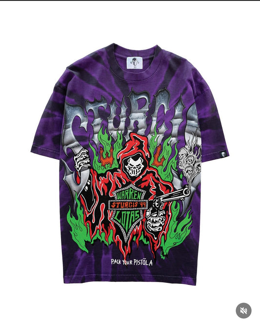 WARREN LOTAS STURGIS TEE PURPLE
