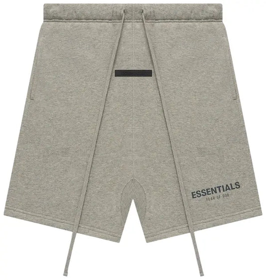 FEAR OF GOD ESSENTIALS SHORTS DARK OATMEAL