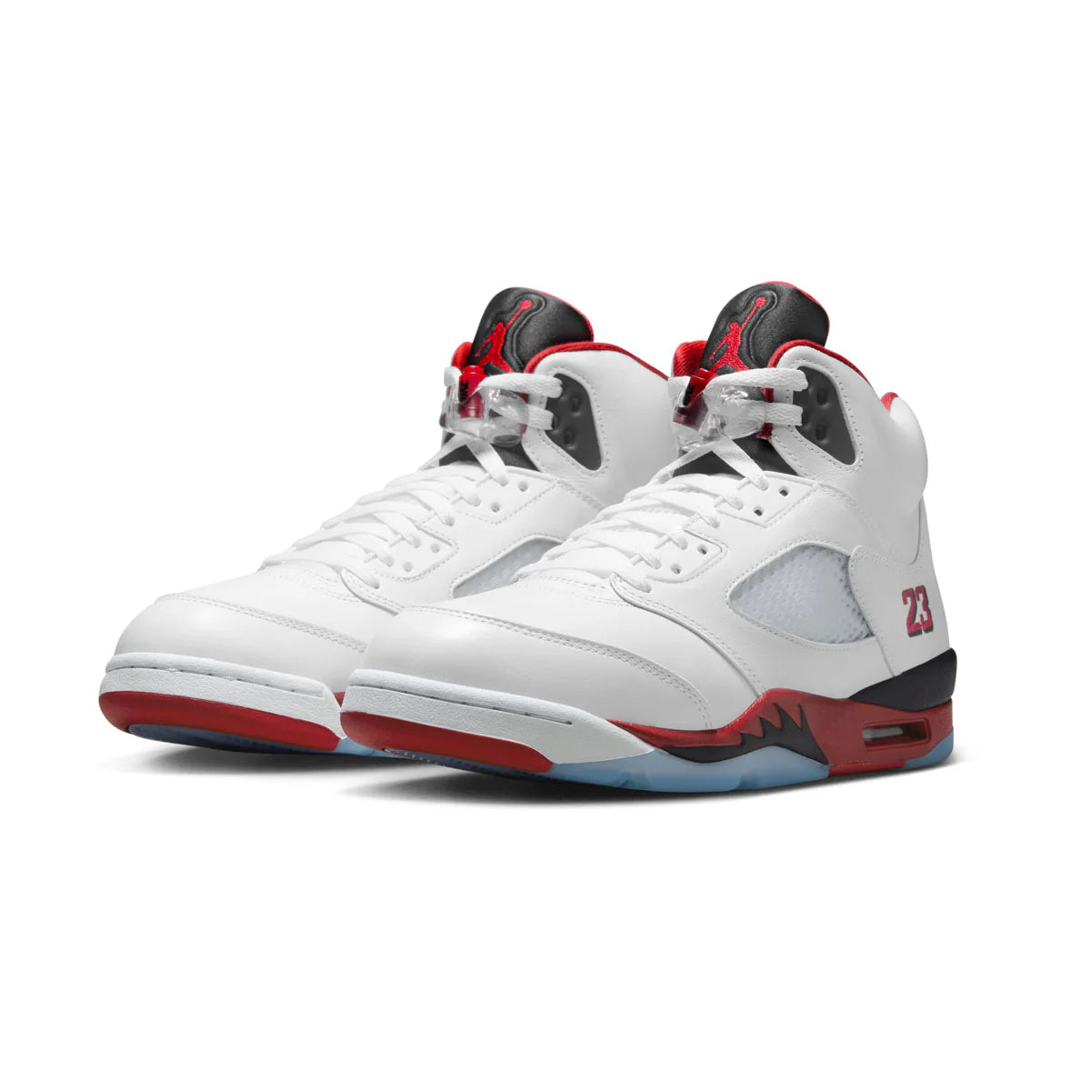 AIR JORDAN 5 FIRE RED BLACK TONGUE