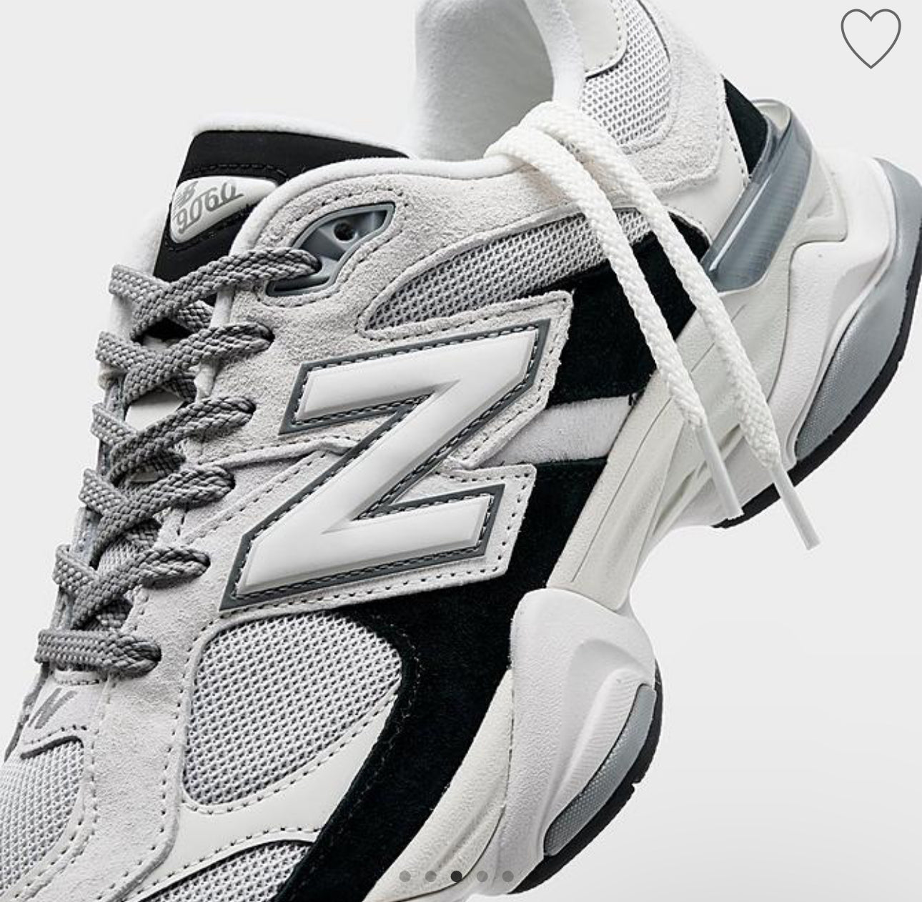 NEW BALANCE 9060 WHITE BLACK REFLECTIVE