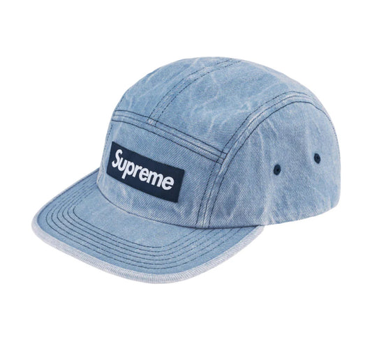 SUPREME WASHED CHINO TWILL CAMP HAT DENIM