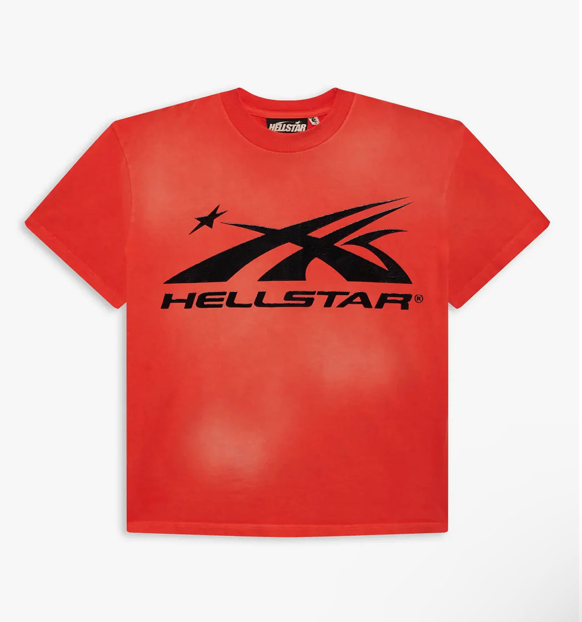 HELLSTAR GEL SPORT LOGO TEE RED BLACK