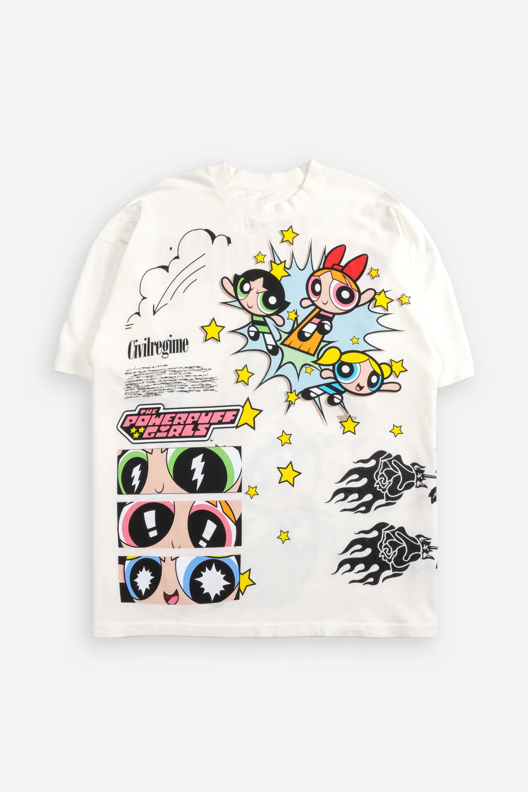 CIVIL REGIME PUFF POWER OS TEE WHITE