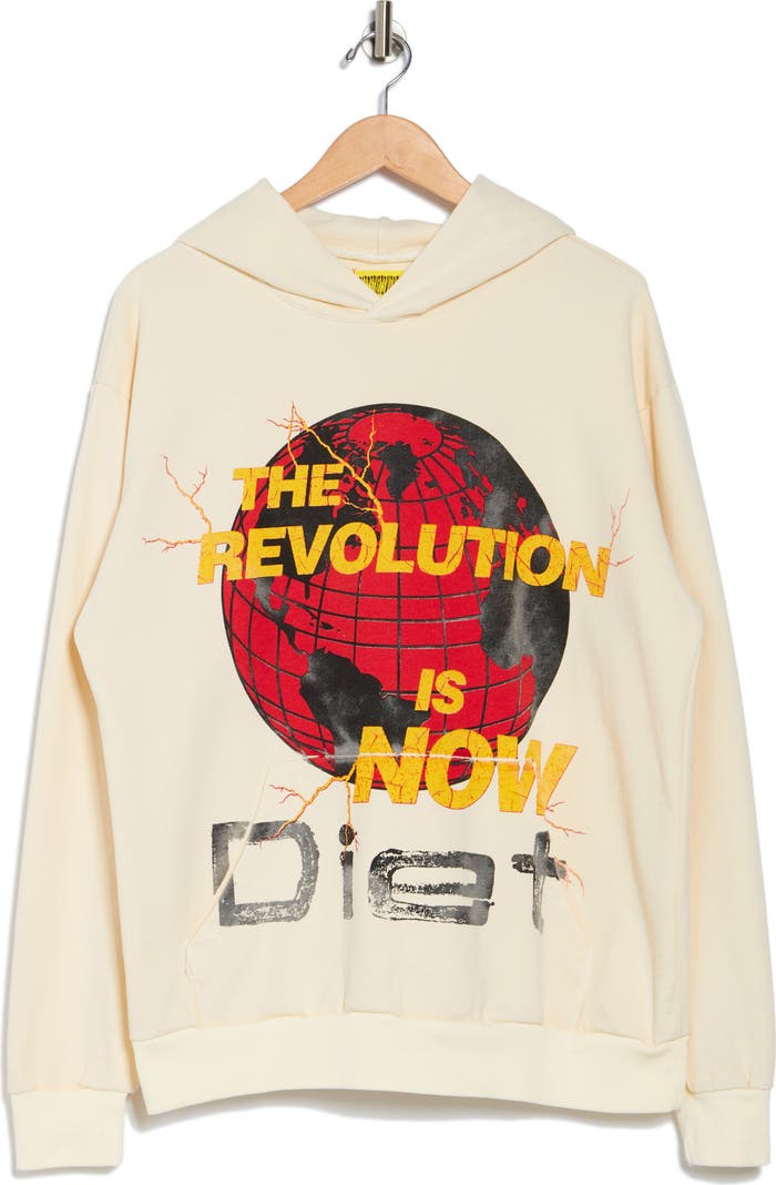 DIET STARTS MONDAY THE REVOLUTION IVORY HOODIE
