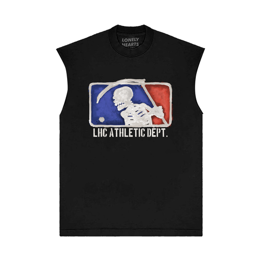LONELY HEARTS MAJOR LEAGUE SLEEVELESS TEE