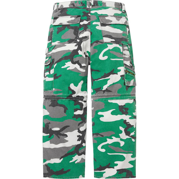 SUPREME ZIP-OFF UTILITY PANTS GREEN