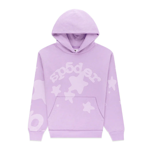 SP5DER OG WEB V2 HOODIE ACAI